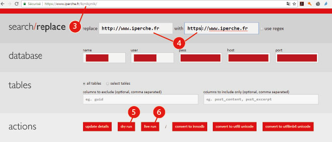 Comment remplacer toutes les adresses ou liens enregistrés dans la base de données utilisée par son site internet WordPress ?