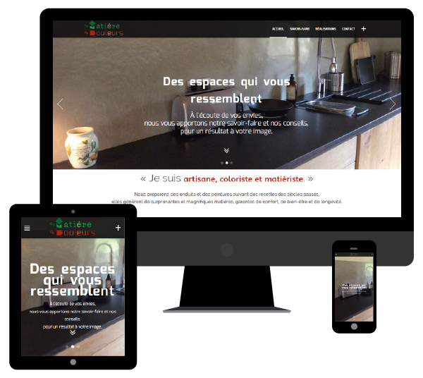 Création Site Web responsive et e-commerce pour artisan en Eure et Loir