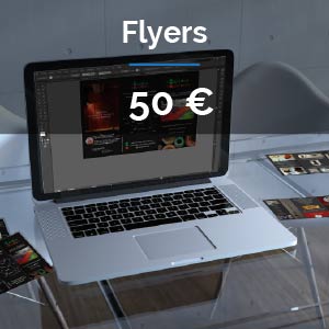 Offre Création Flyers / Prospectus /Dépliants : 50 euros