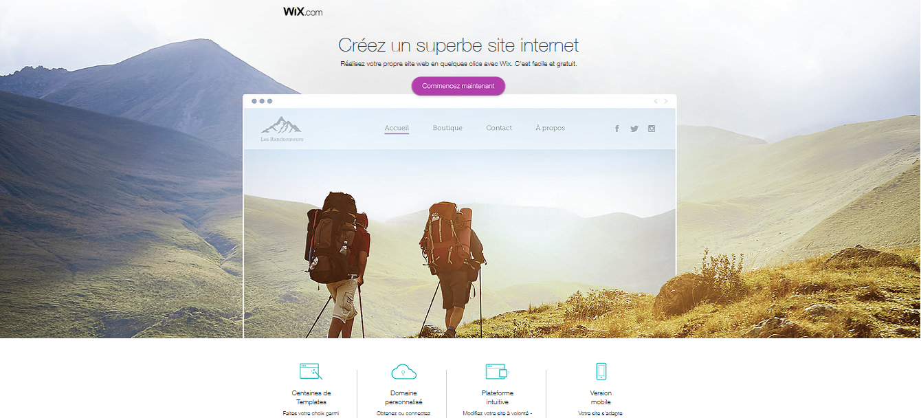 Créer un site internet gratuitement sur une plateforme en ligne (Wix, Jimdo, Webself, E-monsite, etc)